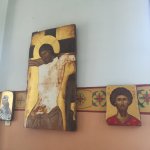 Stelios kaffenio, az ikon festő műterme